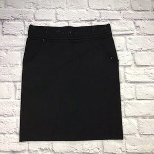L&M Jeans Leggings Collection Jr Size Large Black Mini Skirt
